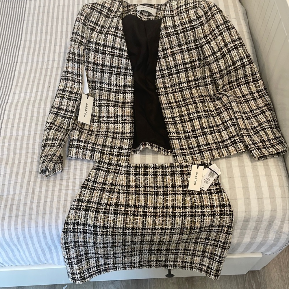 COPY - Tweed never worn aritzia set